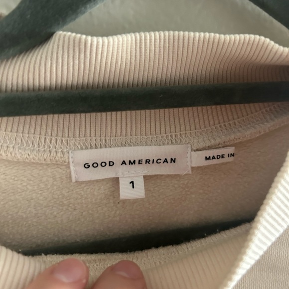 Good American Mock Neck Sweatshirt - size 1 - Picture 4 of 4